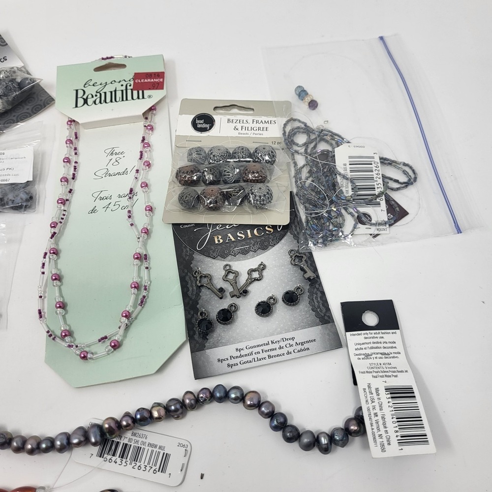 Bundle Of Jewelry Making Supplies Arts Crafts Glass Beads Millifiore Lot#9 - Picture 8 of 8